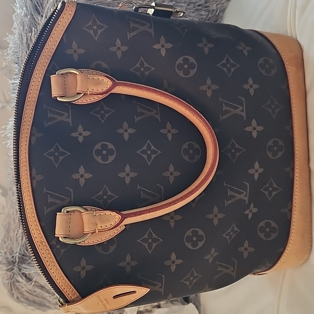 Louis Vuitton Monogram Vertical Lockit Tote Bag